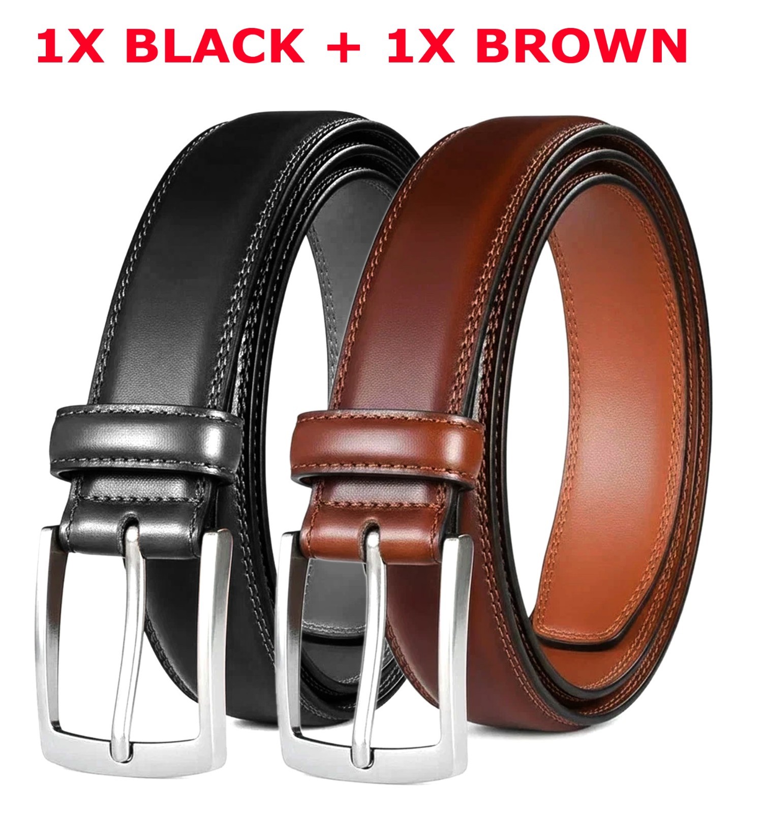 Genuine Leather Belts For Men Classy Dress Belts Mens Belt Many Sizes & Colors