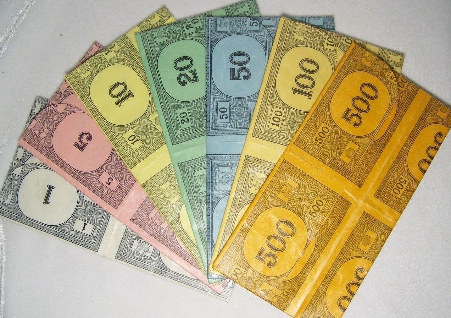 Vintage $1.00 Monopoly Money Wallet Crafted Billfold Board Game
