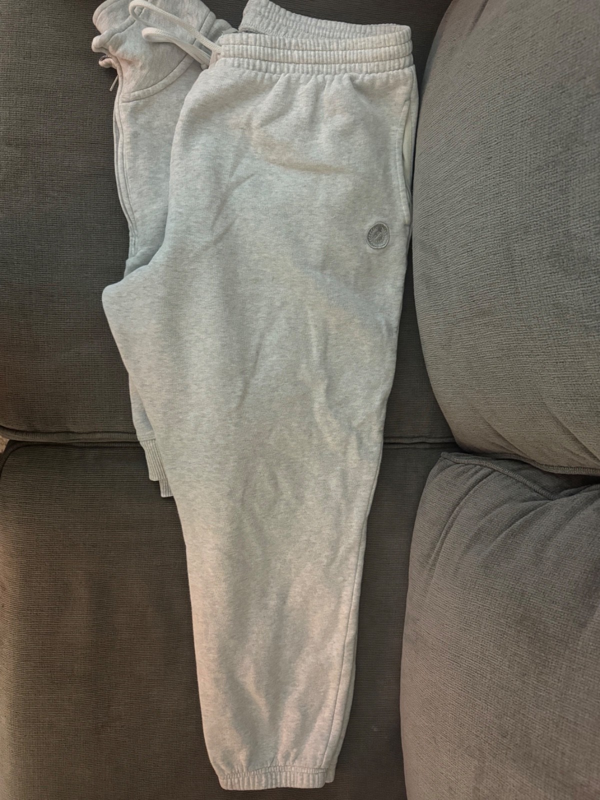 Victoria secret Pink large Half-Zip Pullover Sweater – Light Gray
