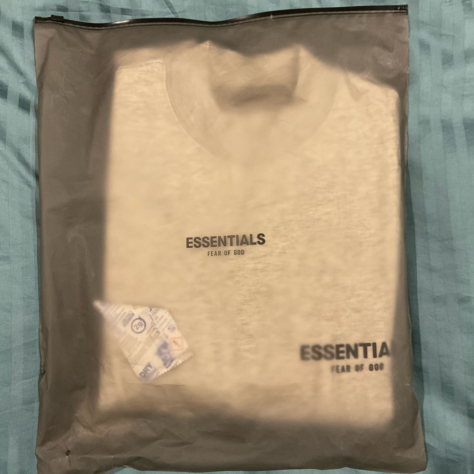 Essentials Fear Of God Sweatshirt Light Oatmeal (Extra Small)