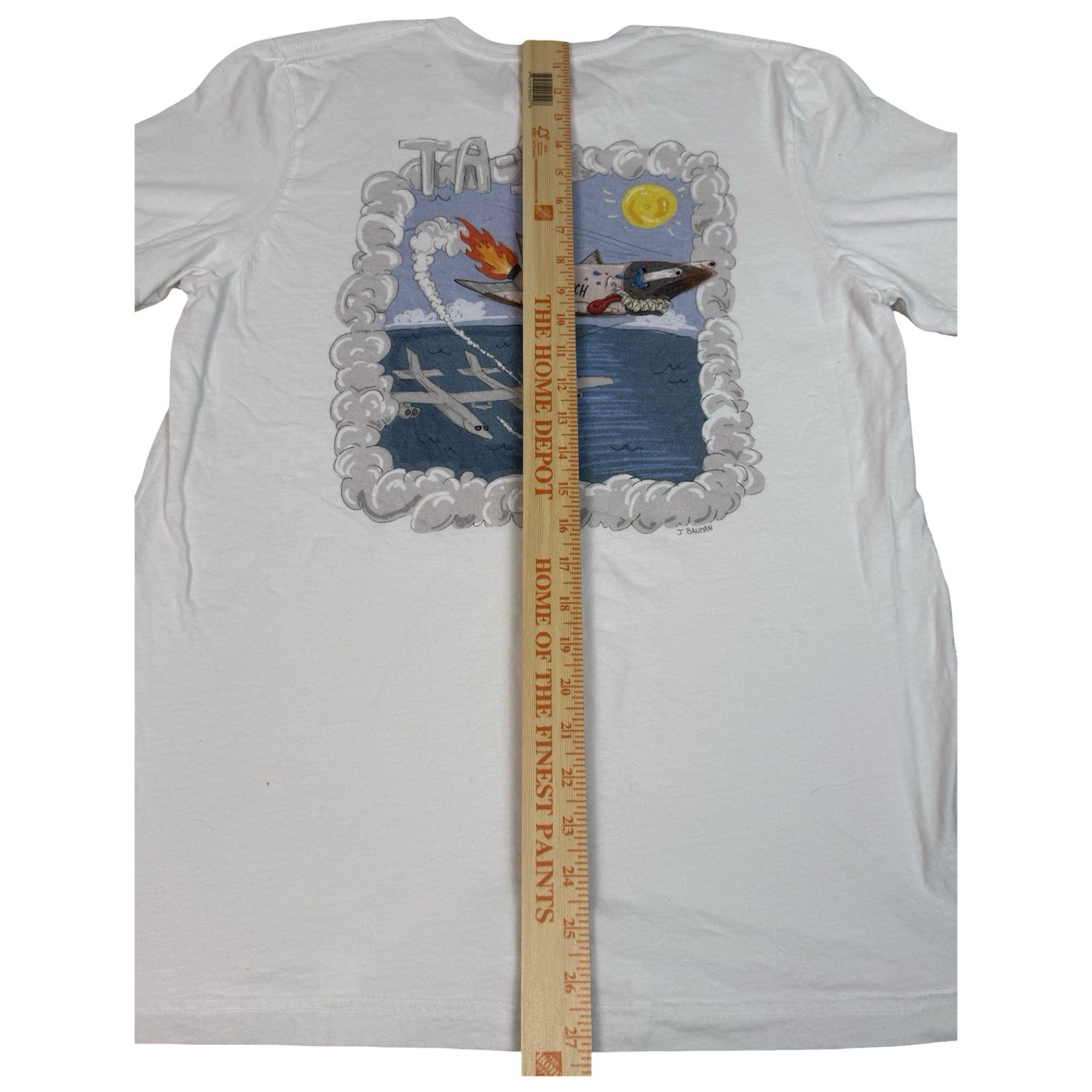 TA-1 Stratolaunch T-Shirt Women’s L Bella Canvas Tee – Aerospace Strato Launch