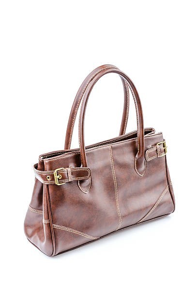 Women’s Brown Leather Handbag Classic Shoulder Tote Bag Elegant Satchel