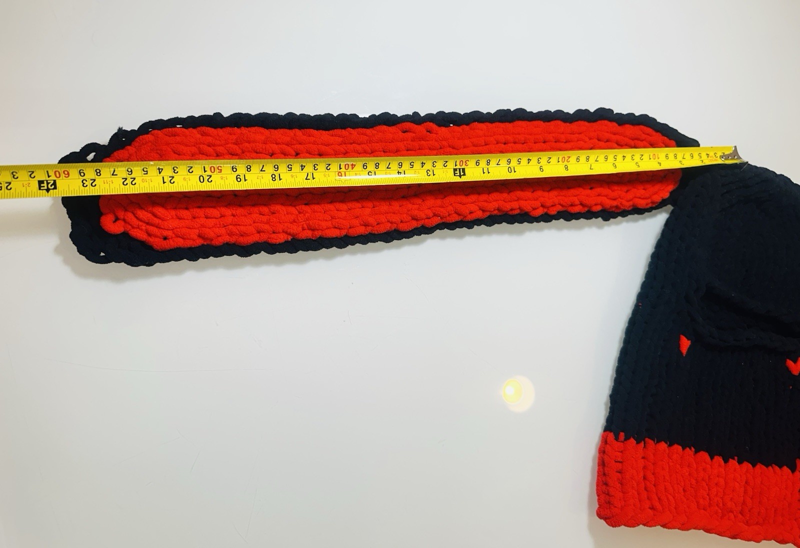 Knitted Fluffy Winter Warm Hat with Long Rabbit Ears Beanie Cute Handmade