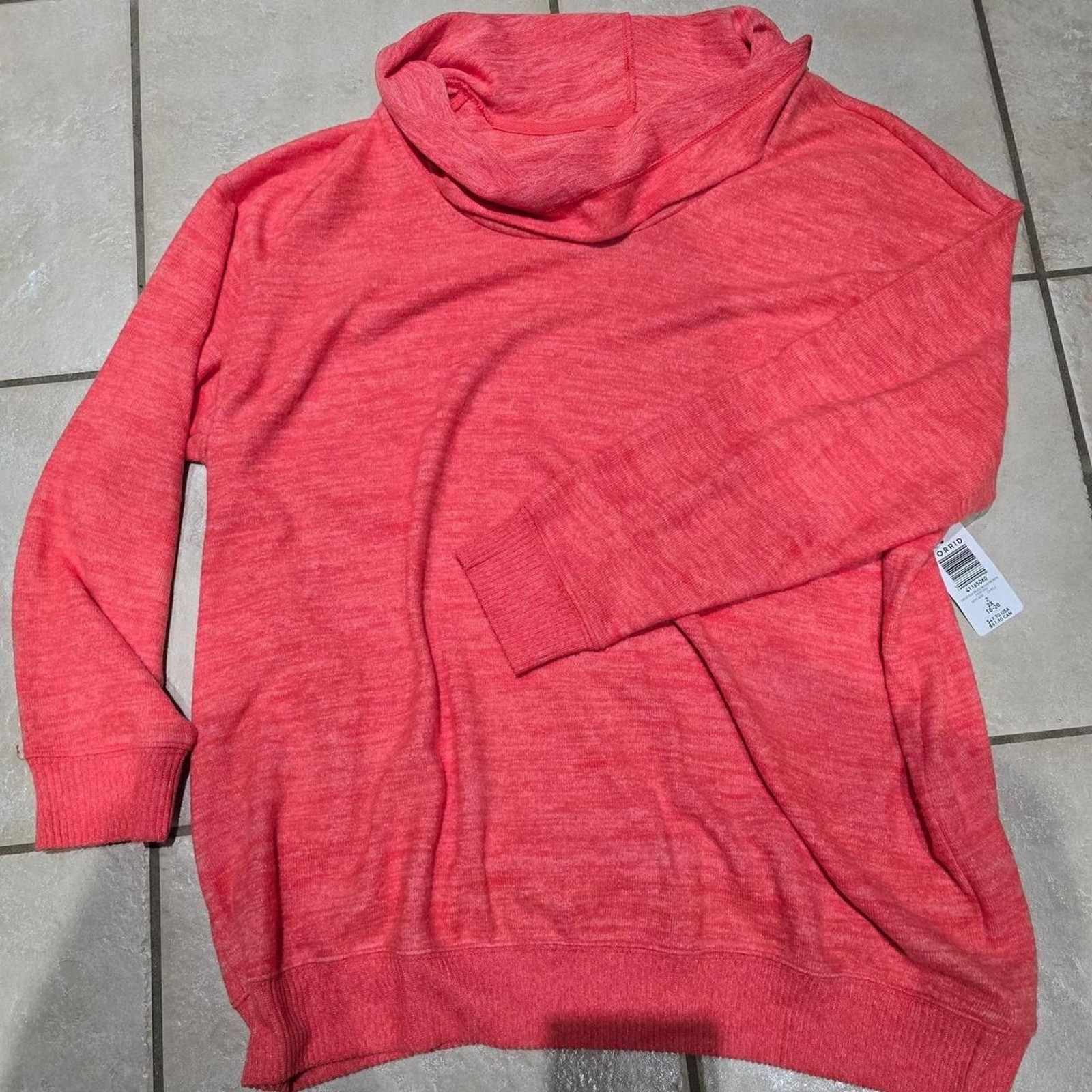Torrid red cowl neck sweater super soft Size XXL #cowlneck #knitwear