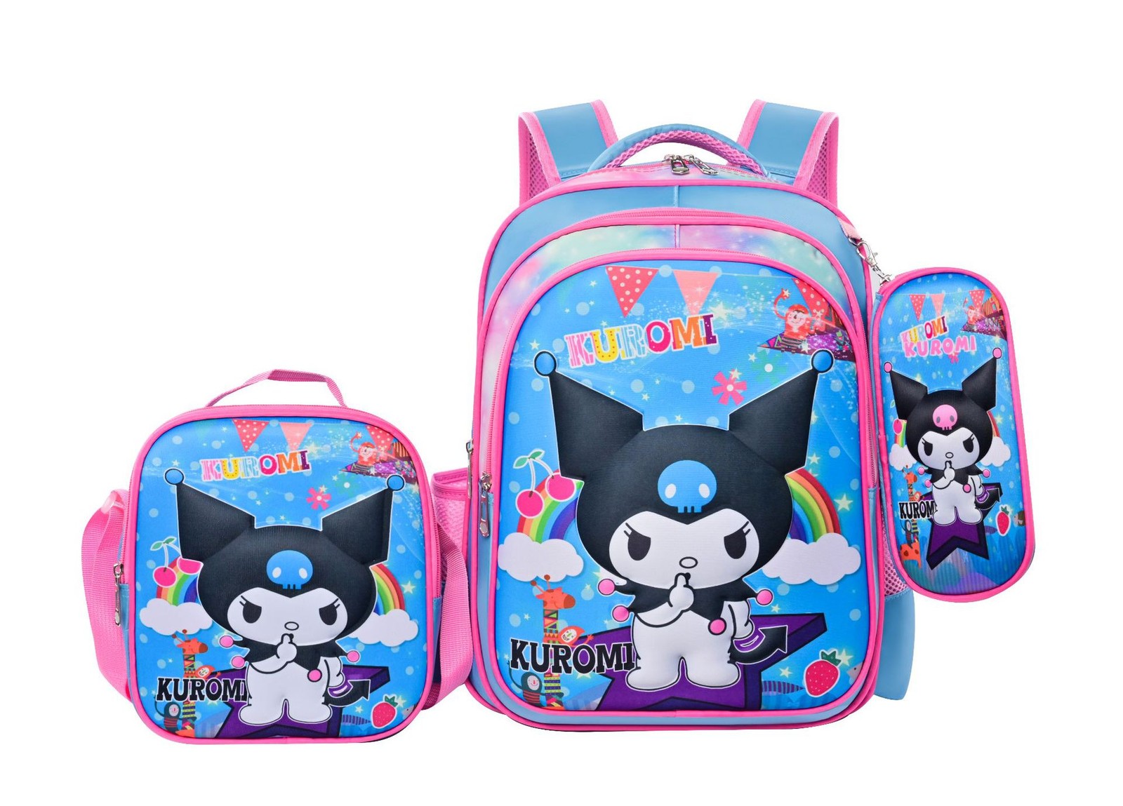 Cartoon Sofia- &KITTYThe First School Bag Backpack For Kids Girls/boys Lunch Bag