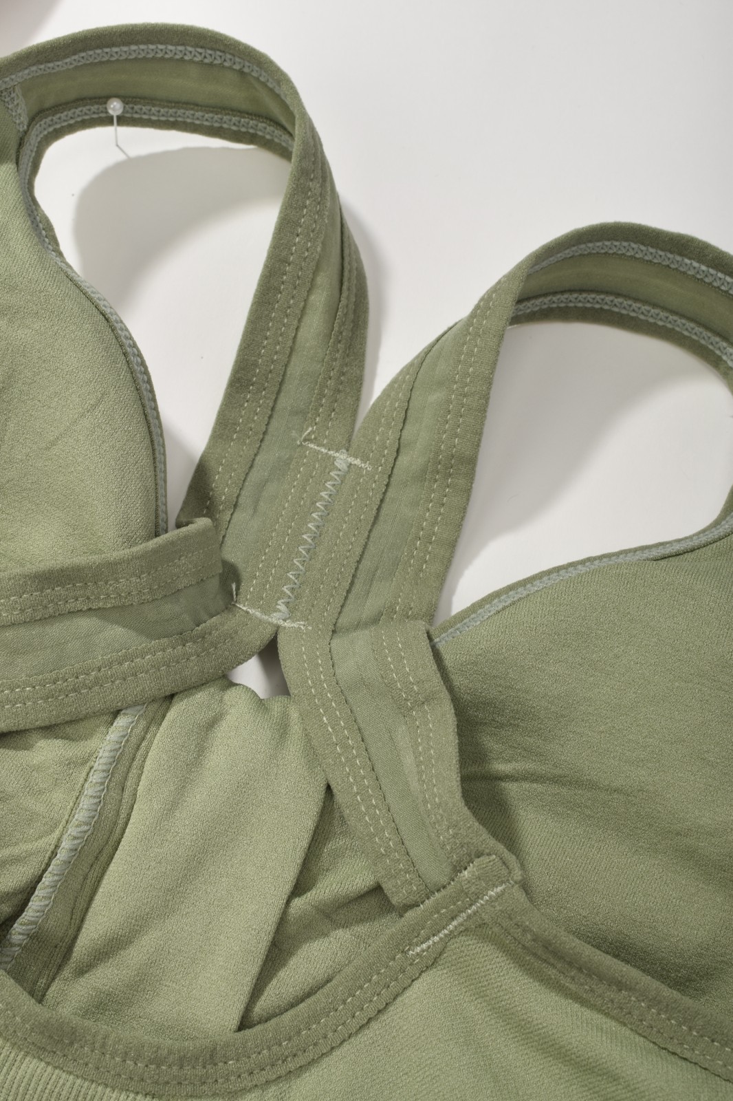 Front Zip Sports Bra for Women Padded Racerback Wireless Yoga Workout Sleep Bra