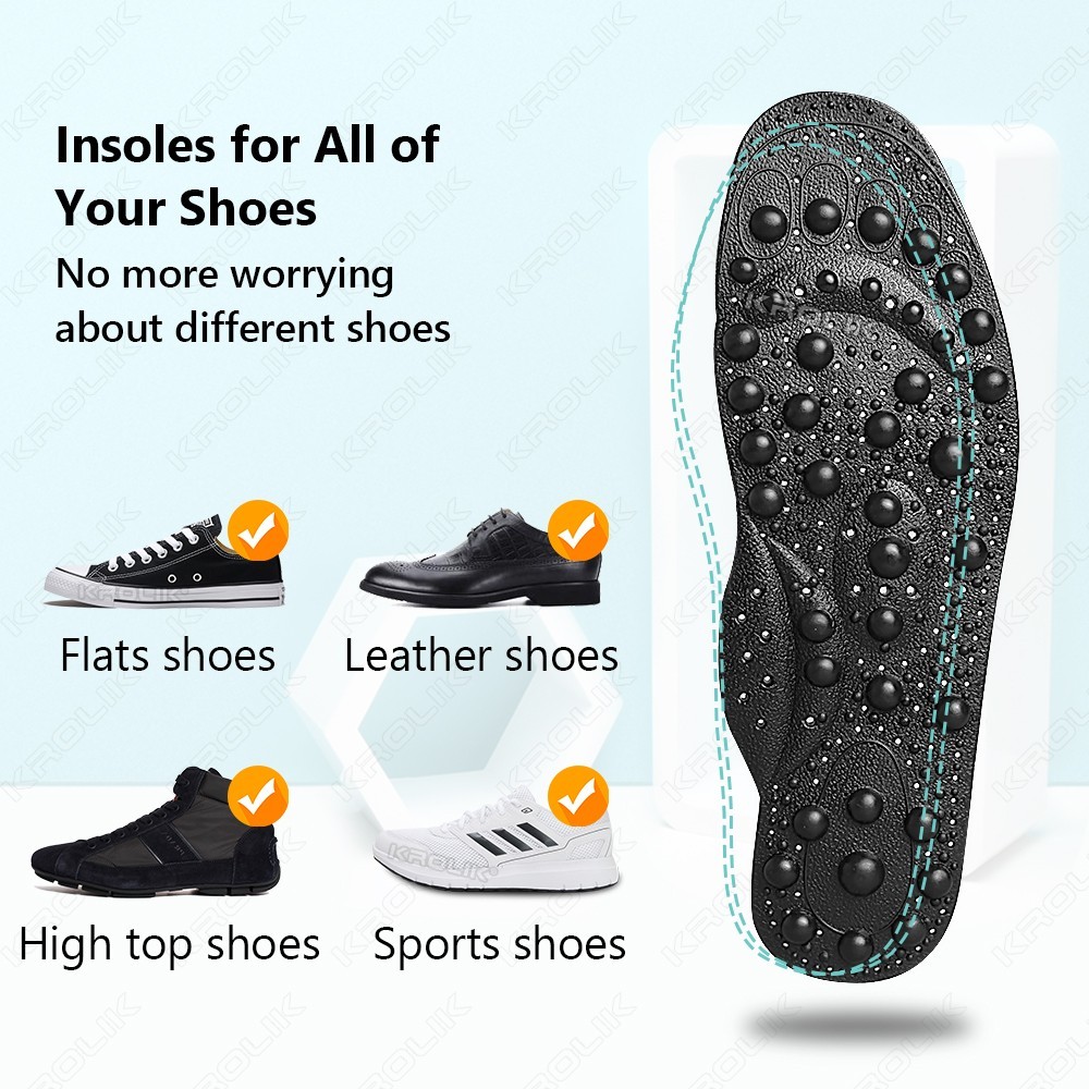 Enhanced Magnetic Therapy MassageInsoles Foot Acupressure Point TherapyBody