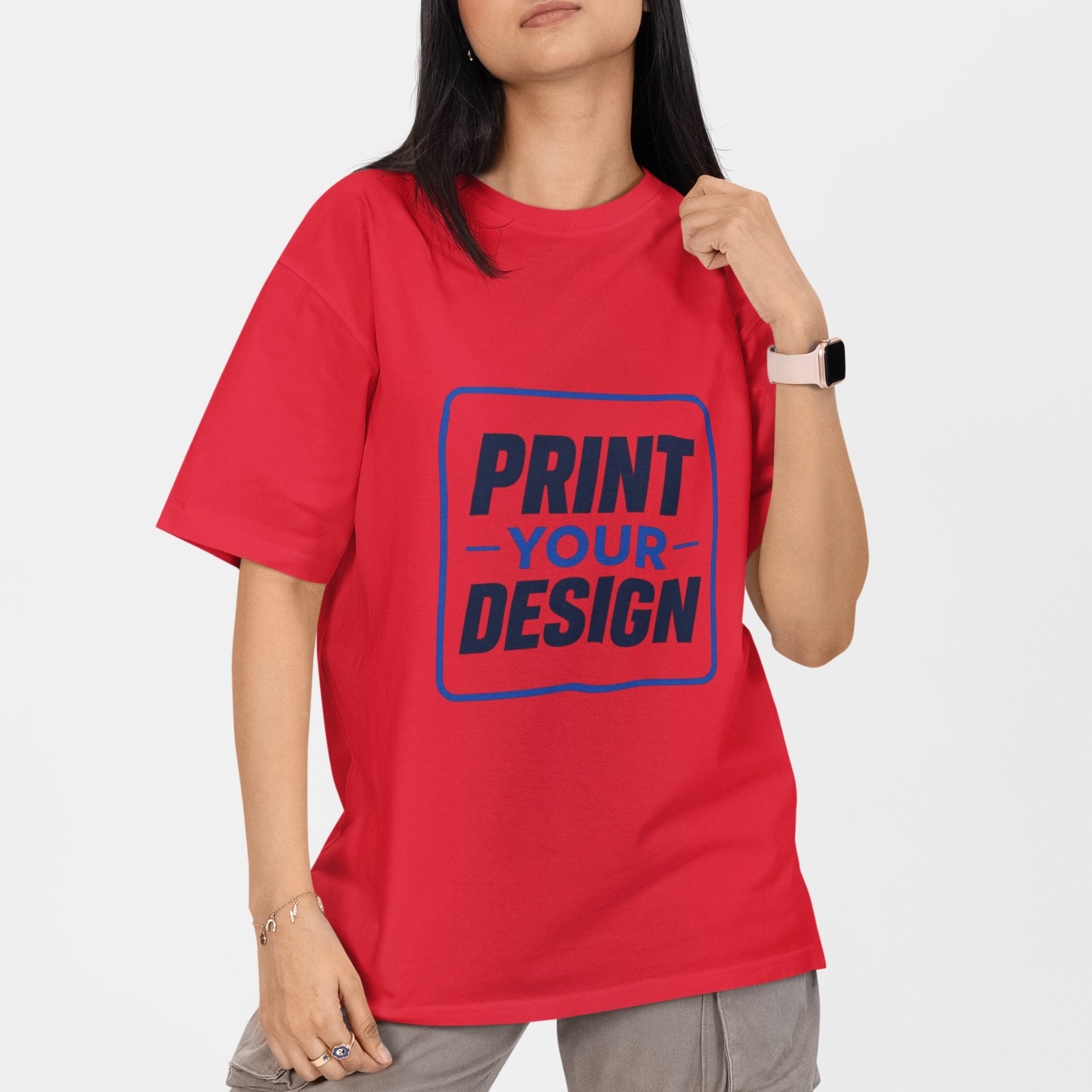 Print Your Design Custom T Shirt Personalized Logo Text Tee Custom Graphic Shirt