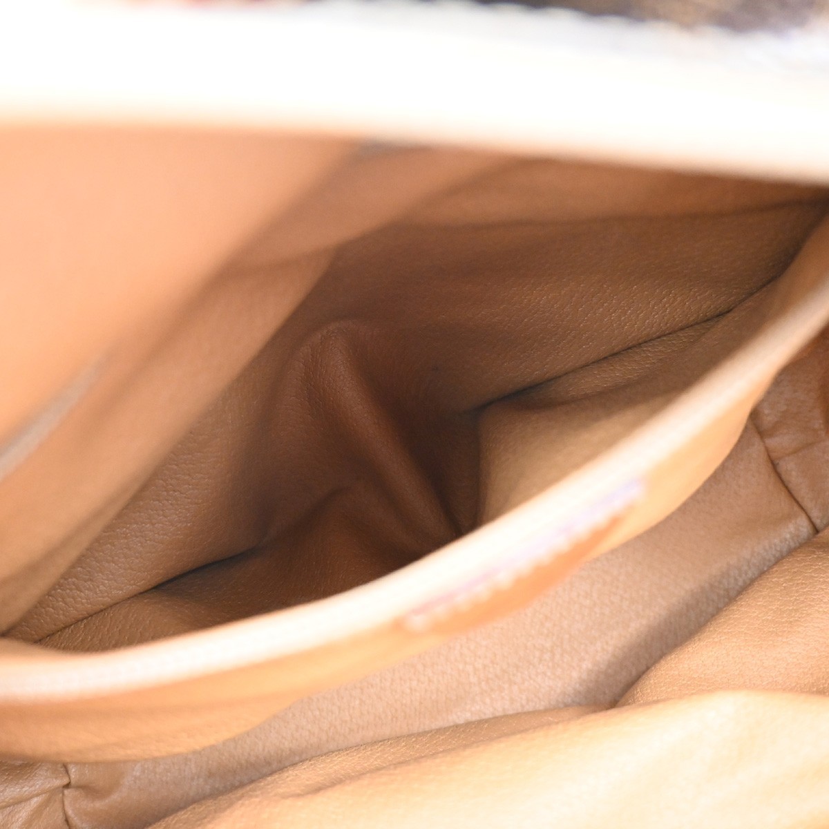 CELINE Logo Circle Macadam Pattern Hand Bag PVC Leather Brown GHW Italy 38KB361