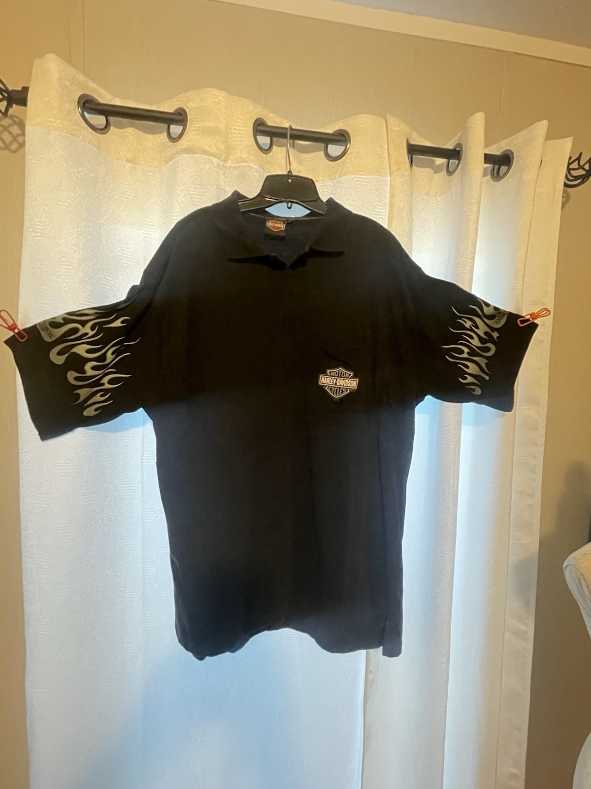 Harley-Davidson XXL T-shirt With Flames On Sleeves. See Item Description.