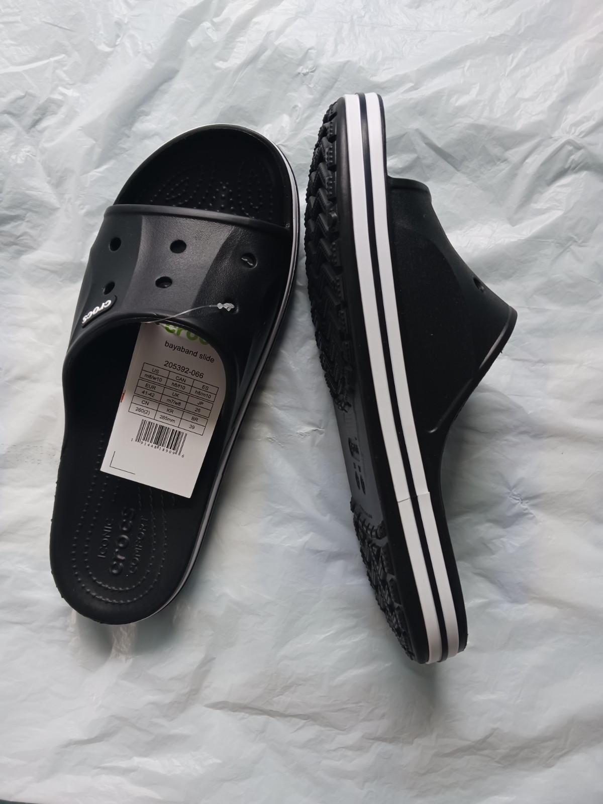 Crocs Bayaband Slide Sandals Men’s Size 8 Women’s Size10 NWT