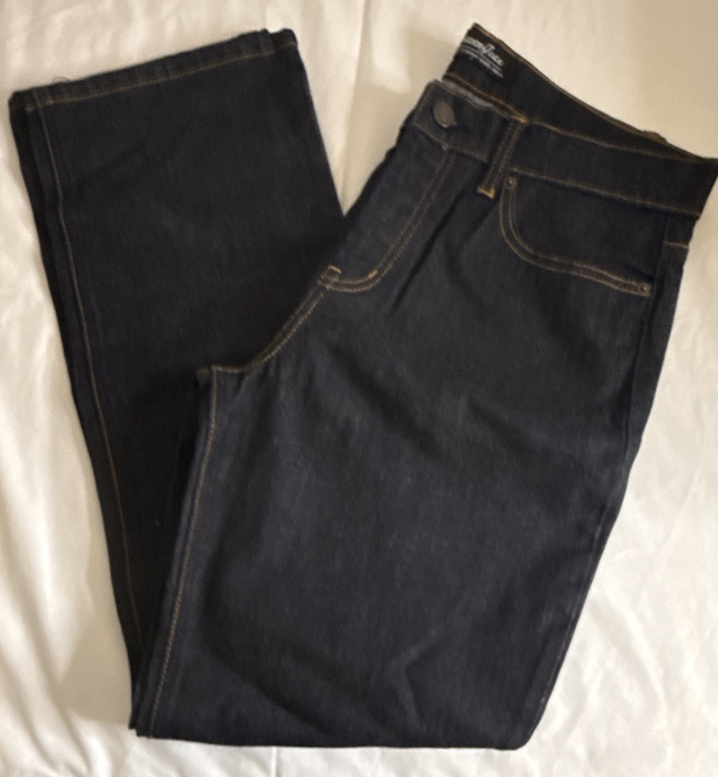 London Jean Bootcut Jeans Women’s Size 10 Dark Wash Blue Denim Cotton Spandex