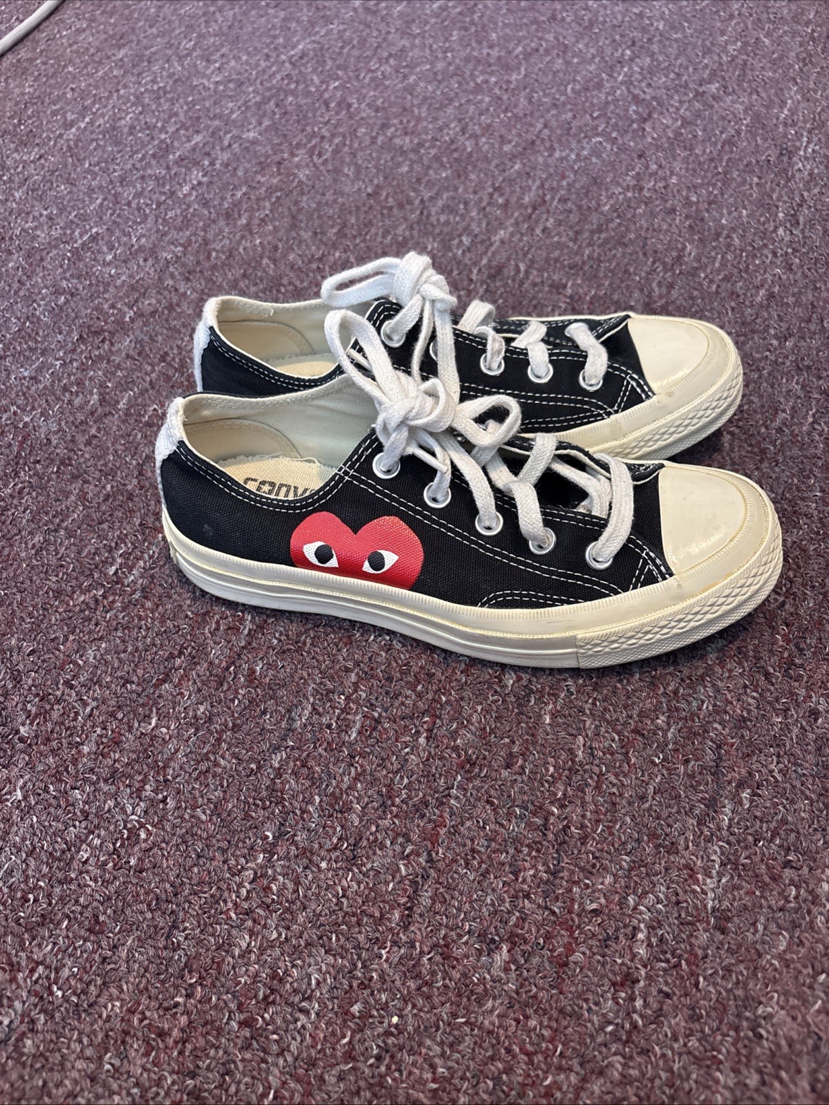 Converse All Star x Comme des Garcons Sneakers Men 4/Women 6 Low Chuck Taylors