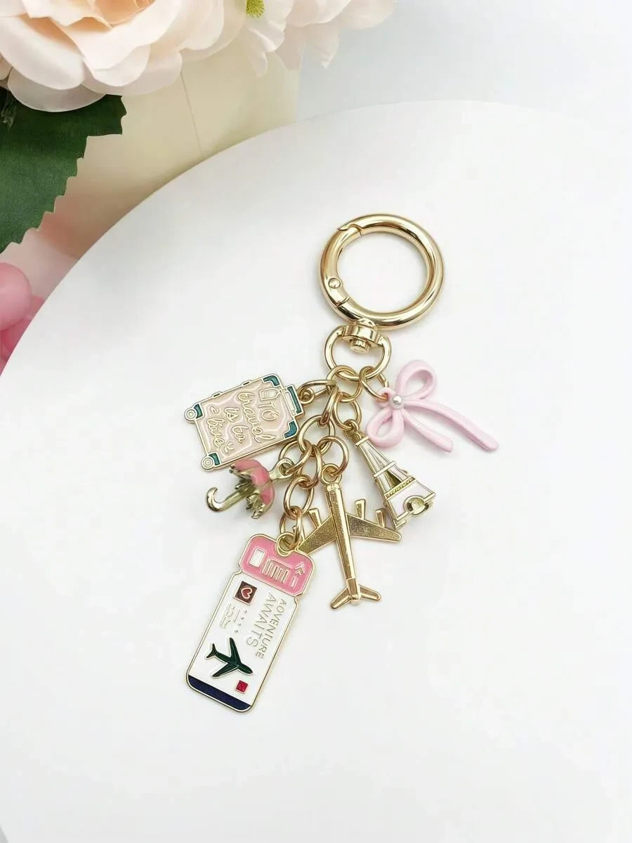 Cute Bag Charms Keychain Purse Charm Handbag Accessories for Women