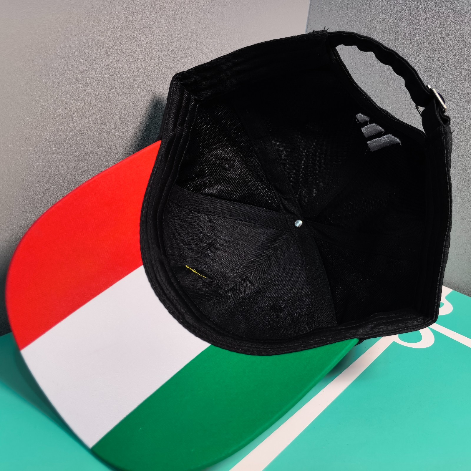 Mercedes AMG Petronas F1 NO.12 Black Adjustable Curved Brim Racing Hat
