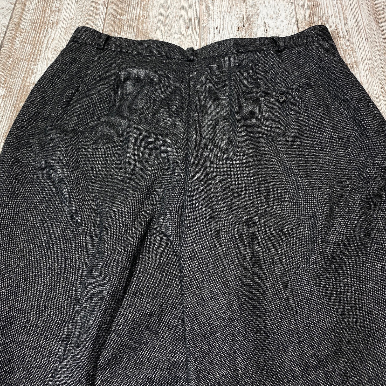 Polo Ralph Lauren Pants Mens 35×30 Wool Cashmere Pleated Cuffed Pants 7446