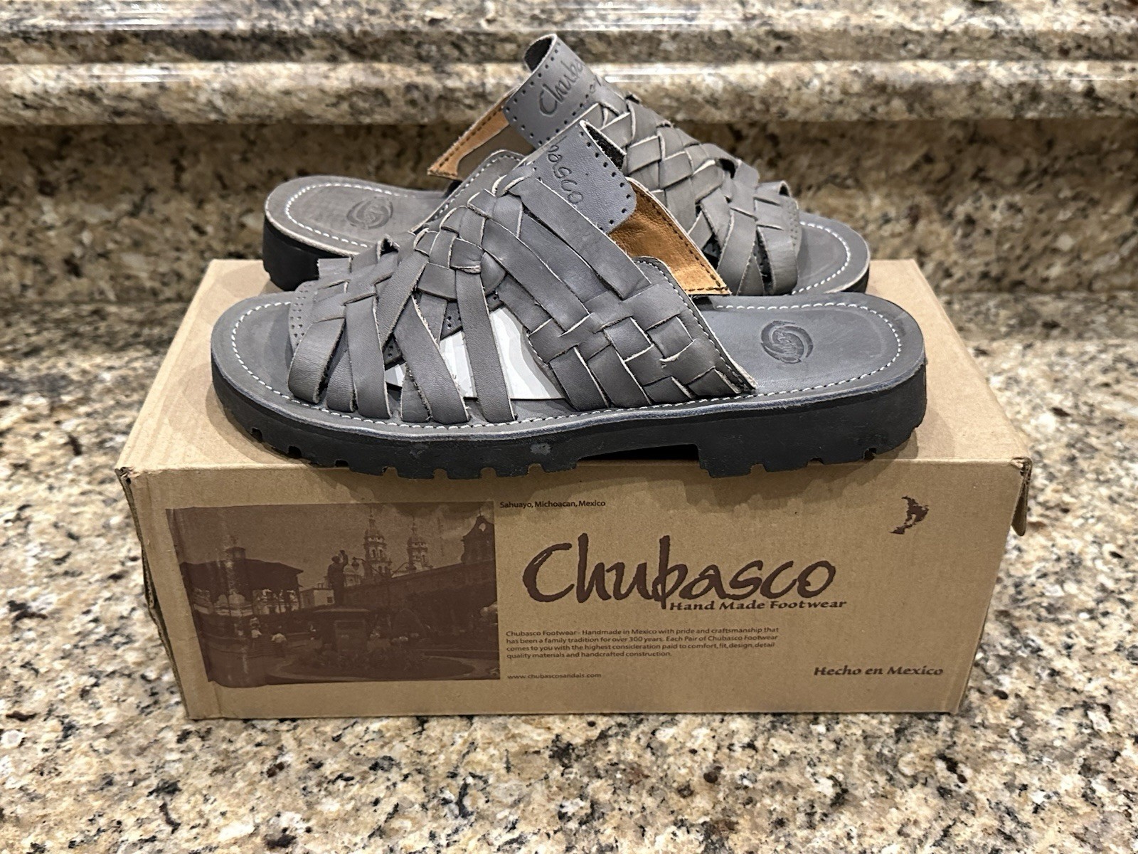 CHUBASCO Mexico Pacific Blue Sandals Shoes Woven Men 4 Women 6 NEW