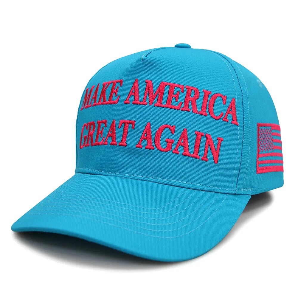 Trump..OFFICIAL..MAGA Hat..NEVER SURRENDER..Exclusive..Teal/Pink..NEW DESIGN