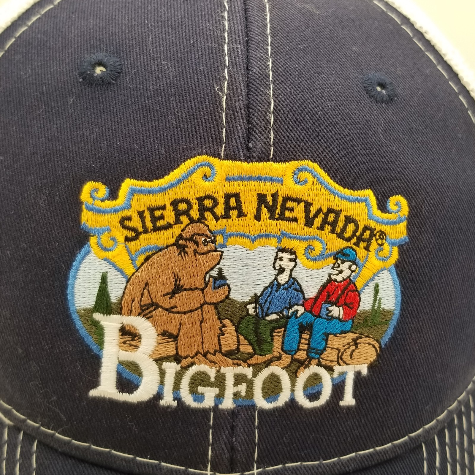 Sierra Nevada BIG FOOT Classic Brewery Beer NC CA Logo SnapBack Trucker Hat