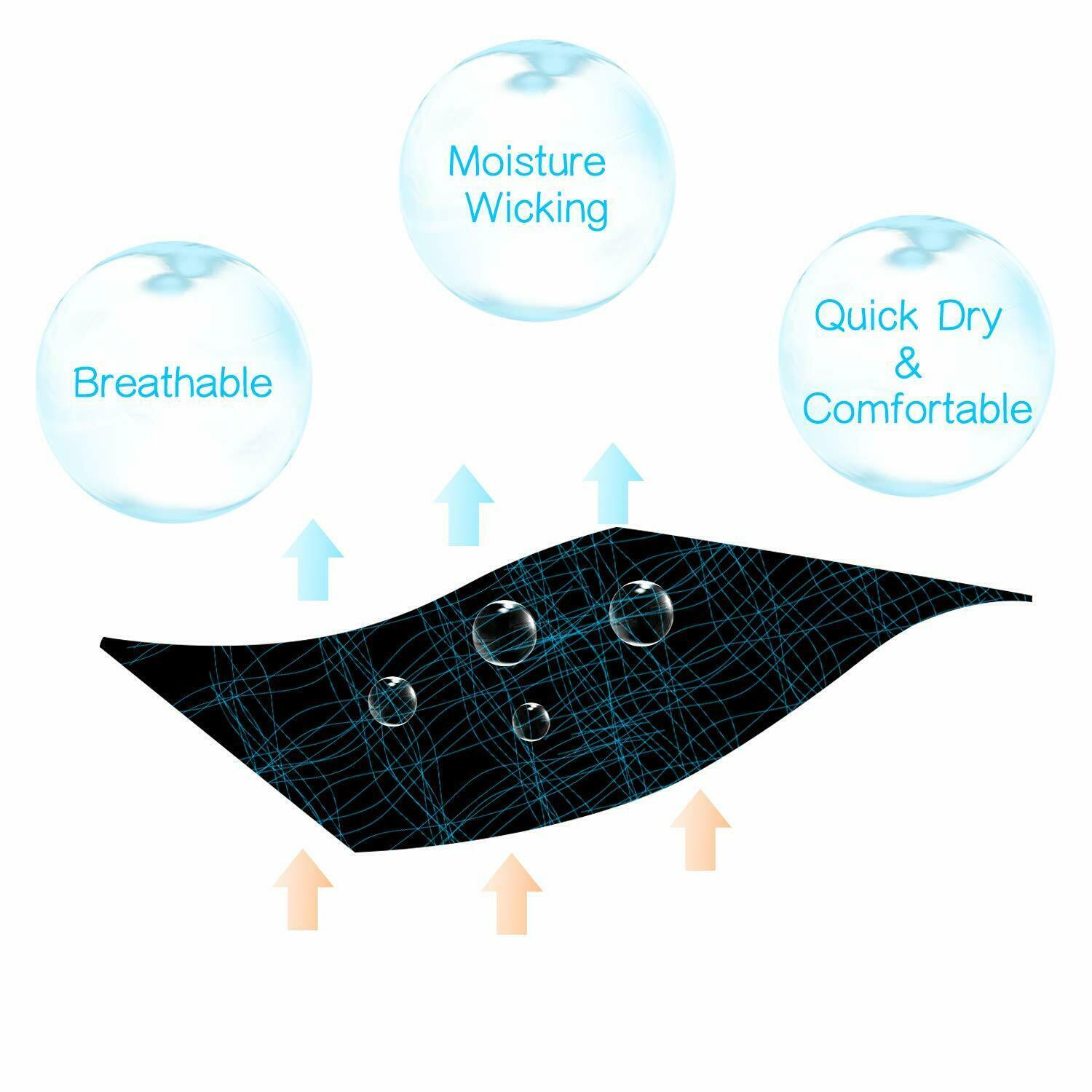 Thin Face Mask Balaclava Bandana Cover Snood Neck Gaiter Scarf Reusable Washable