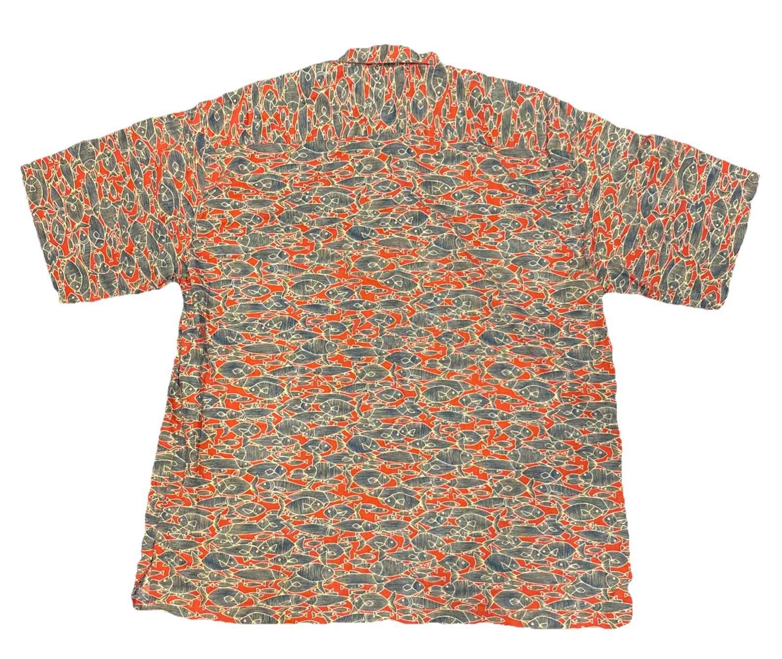 Tori Richard Honolulu Fish Hawaiian Shirt XL Resort Tropical Cotton SS Lightwt