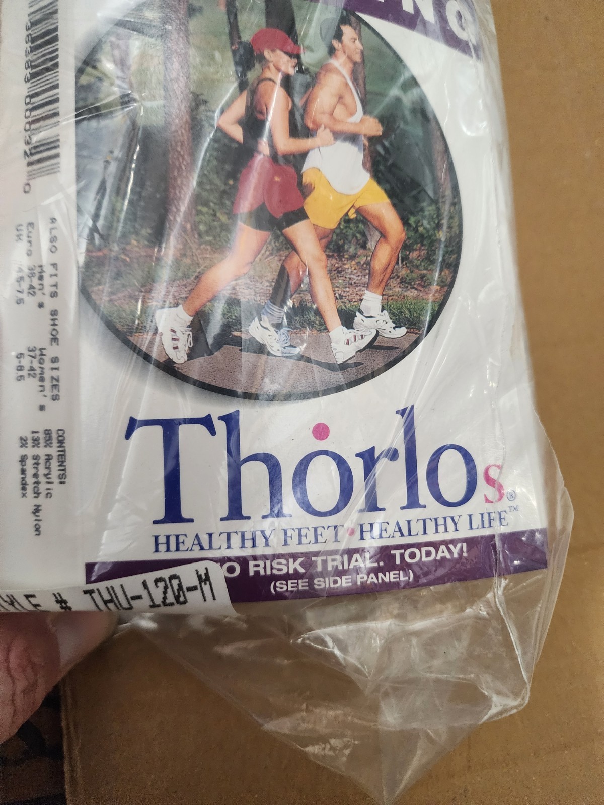 Lot 3 Pack Thorlos JMX-11 Mini-crew Running Padded Sport Sock Sz Med Unisex USA