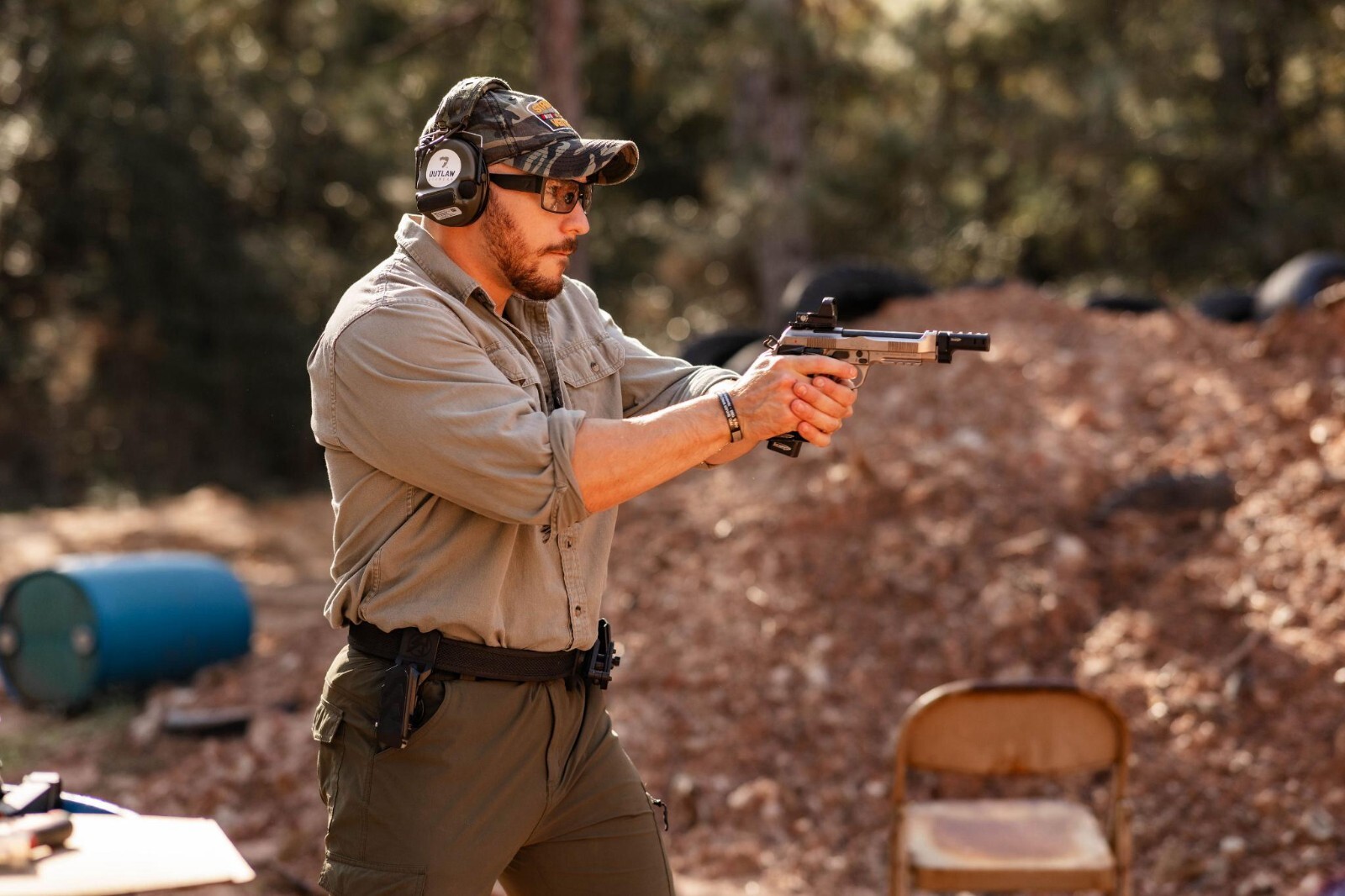 OutLaw Eyewear Raider TAC Polarized Tactical Sunglasses for Men & Women