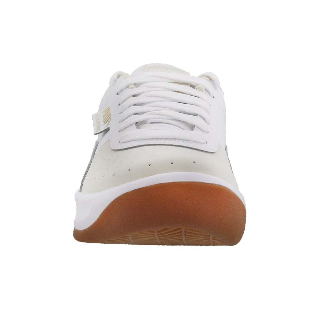 PUMA California Exotic Perforated Lace Up Womens White Sneakers Casual Shoes 36
