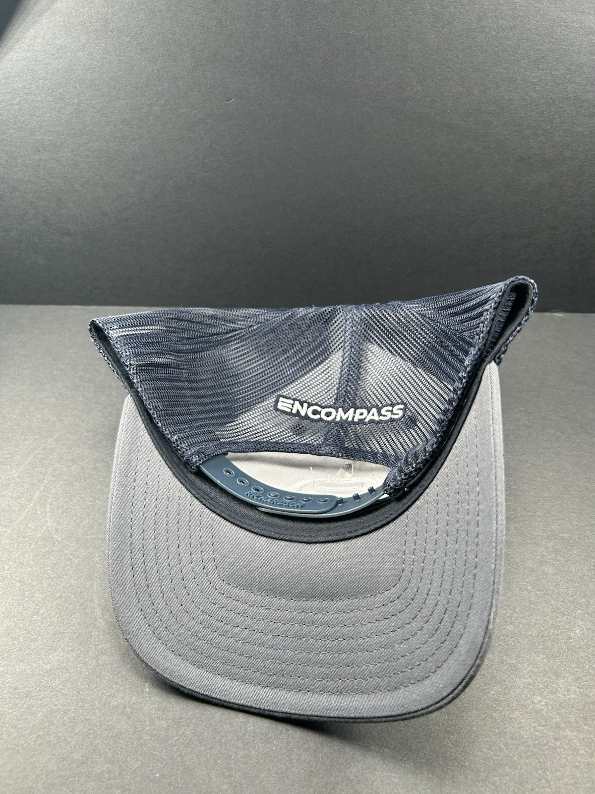 RICHARDSON STYLE 112-FP Adult Gray Adjustable SnapBack Meshback Trucker Hat Cap
