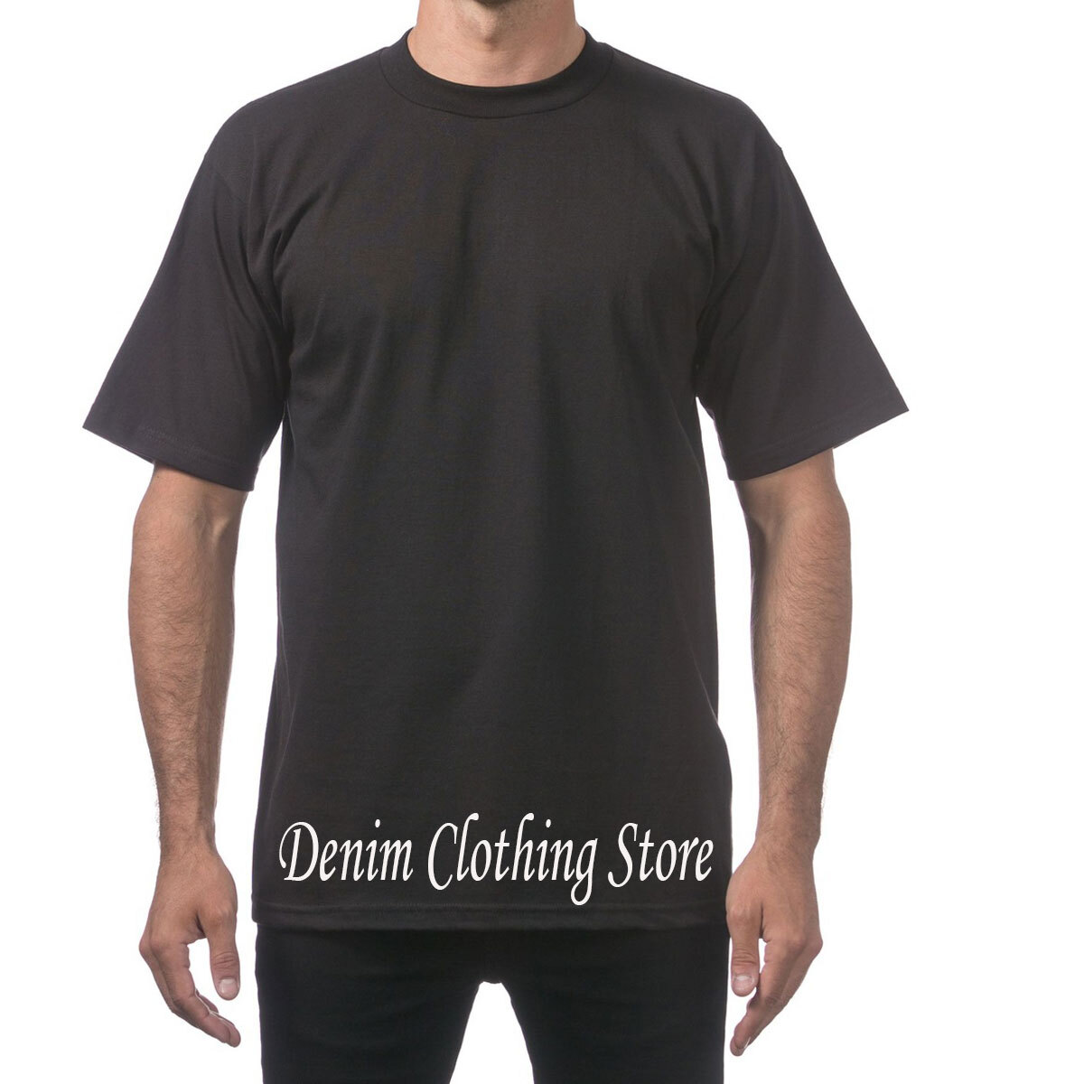 6 PACK PROCLUB PRO CLUB MENS HEAVYWEIGHT BLACK SHORT SLEEVE T SHIRTS COTTON TEE