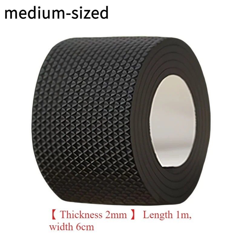 Self-Adhesive EVA Shoe Sole Repair Patch Black Rubber Anti-Slip Protector Pads
