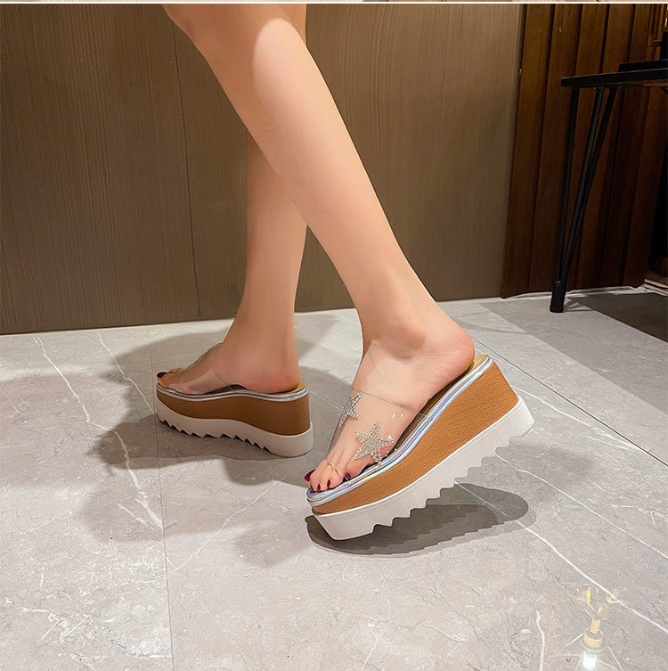 Stella McCartney Platform Shoes Height Increasing Slippers, Sandals Women