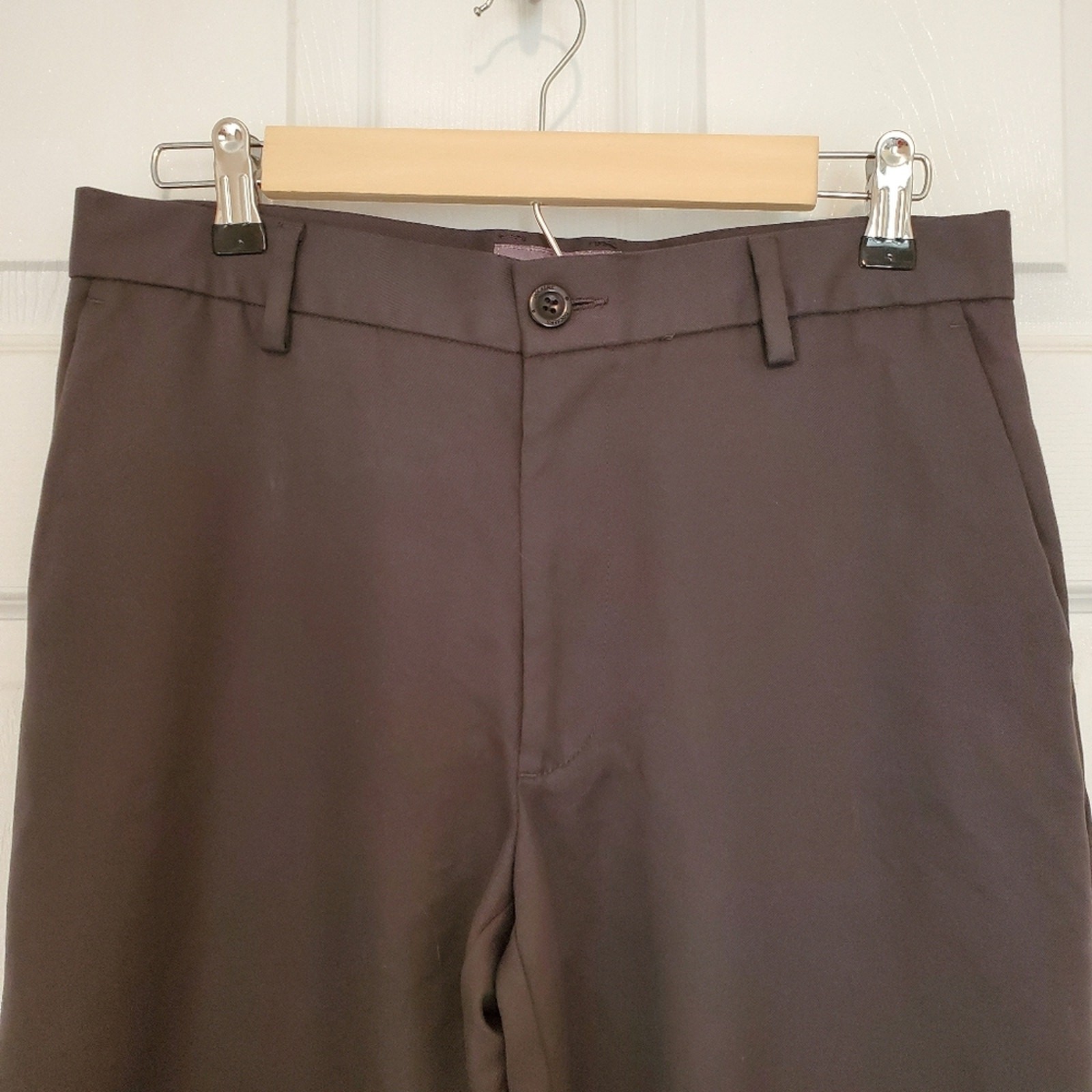 Men’s Dockers Straight Fit D2 Dress Pants Size 30 × 32 Dark Gray