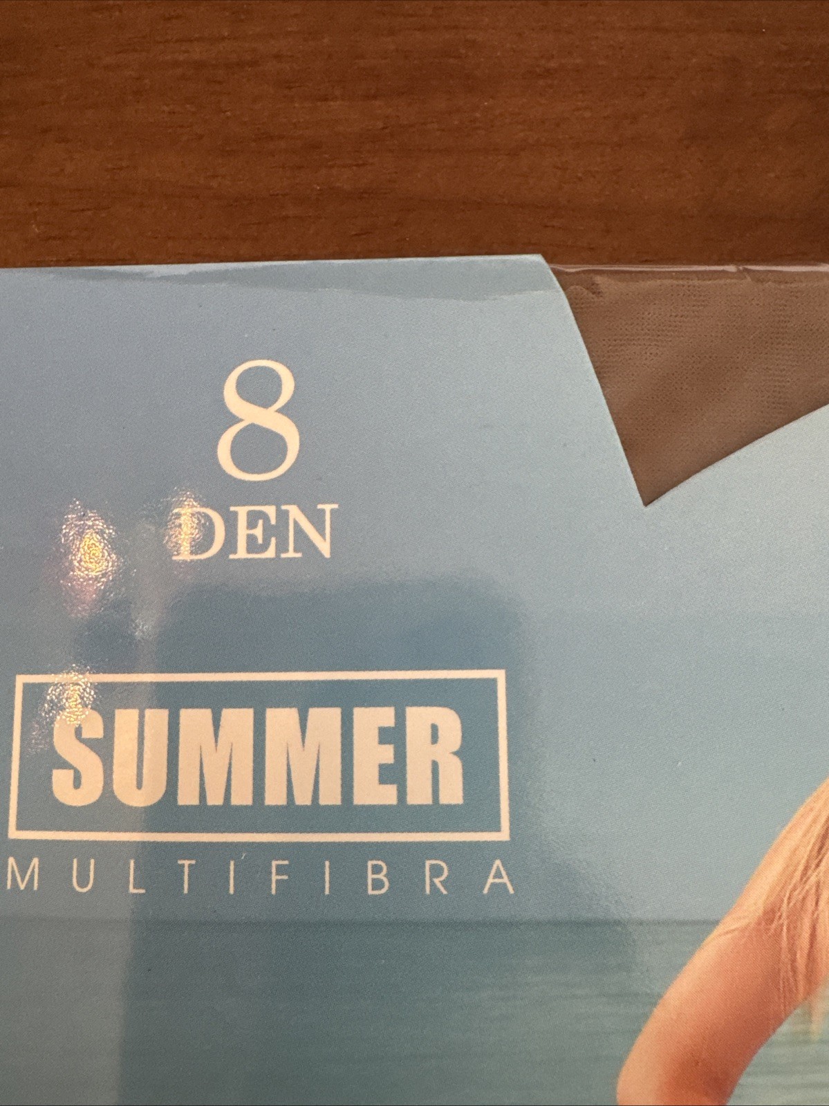 Conte SUMMER 8 Den Pantyhose – Ultra Sheer Open Toe, Invisible Look Shade