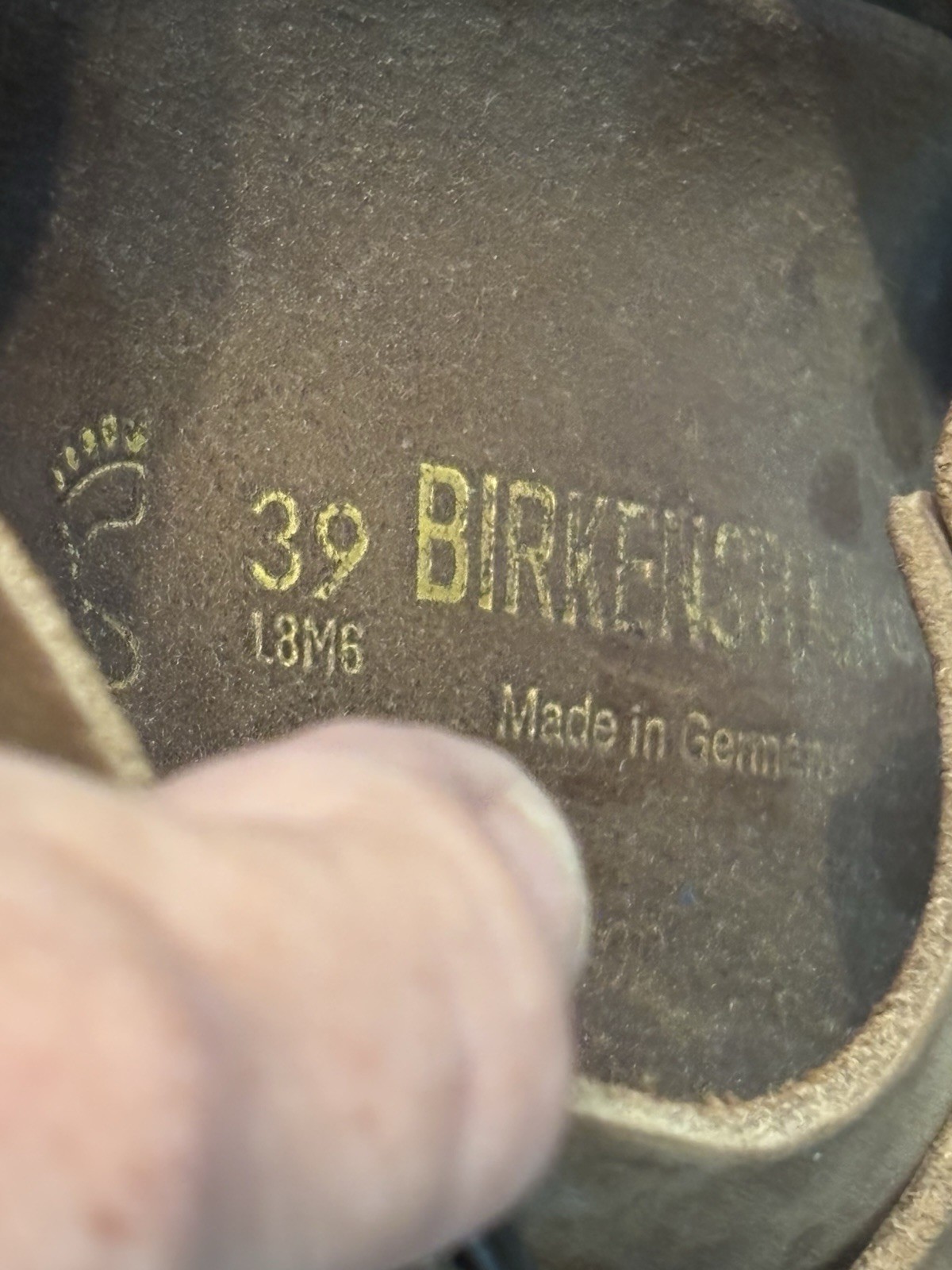 BIRKENSTOCK MILANO Brown Tan Suede Leather Sandals Size 39 W 8 / M 6