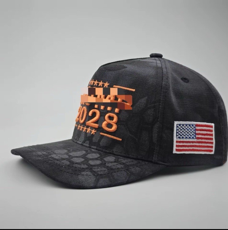 TRUMP 2028 Embroidered Hat – High-Quality MAGA Cap
