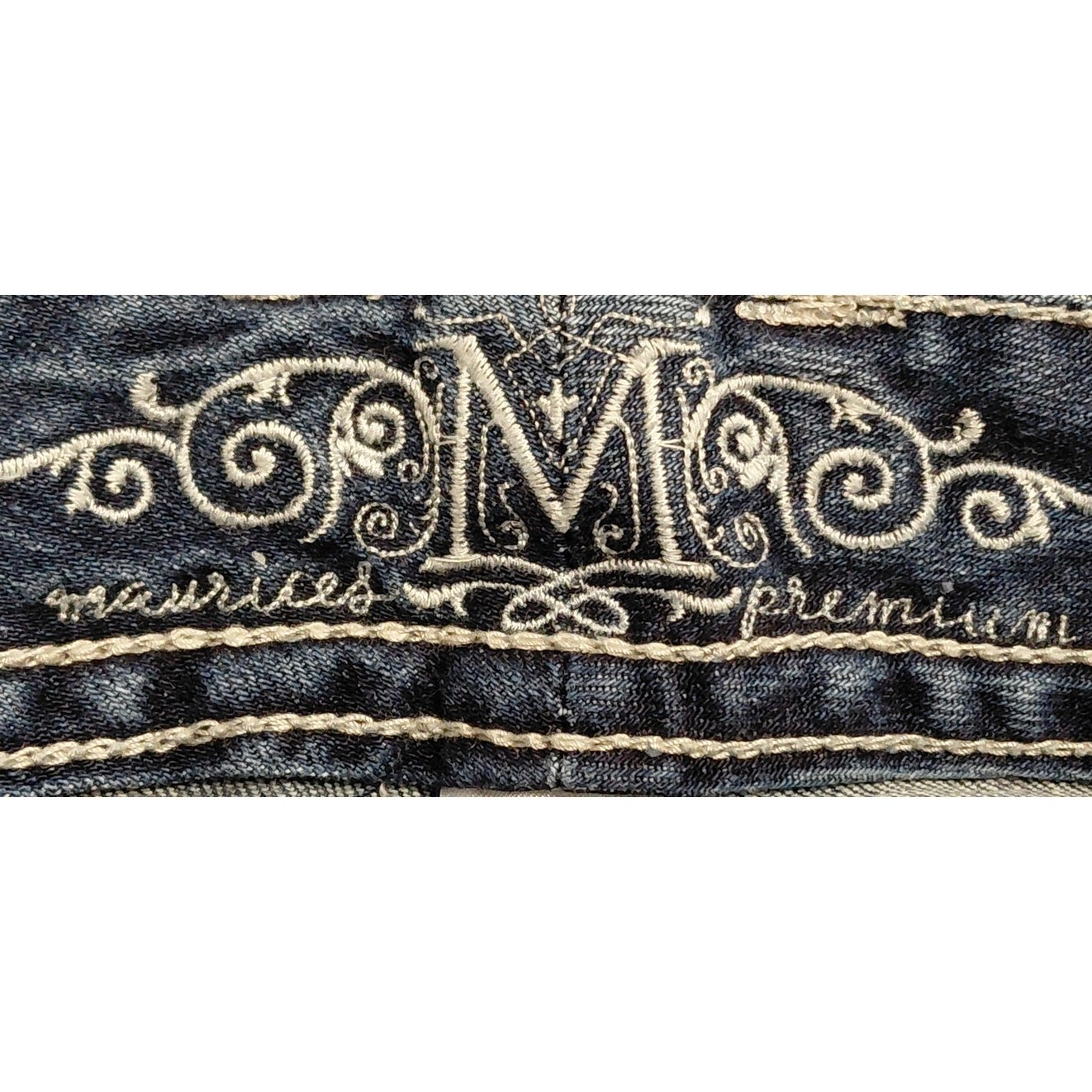 Maurices Premium Jeans Blue Denim Mid Rise Mid (10-12 in) Regular Size 15/16