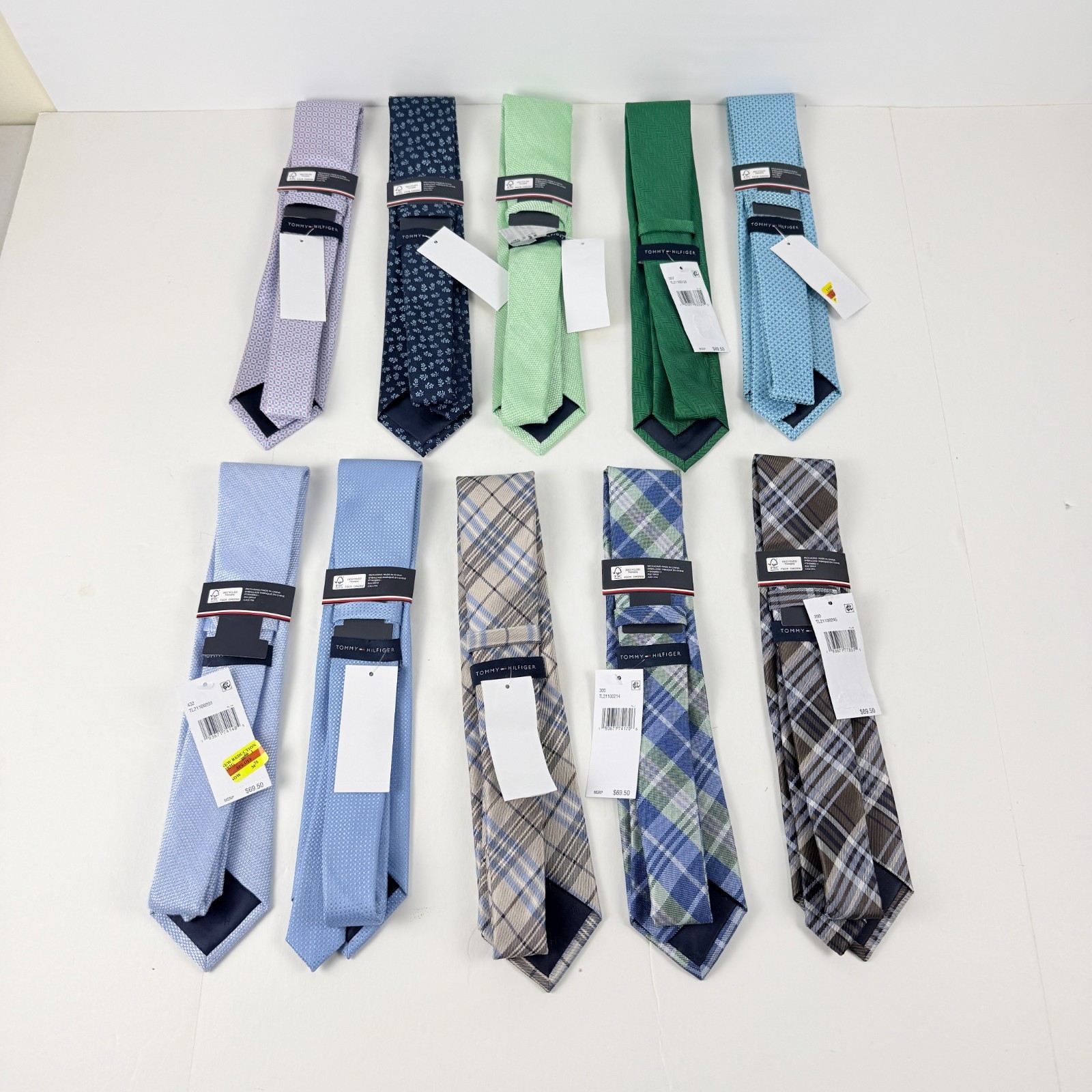 Tommy Hilfiger Mens Premium Ties Assorted Business Wedding Formal New Fast Ship