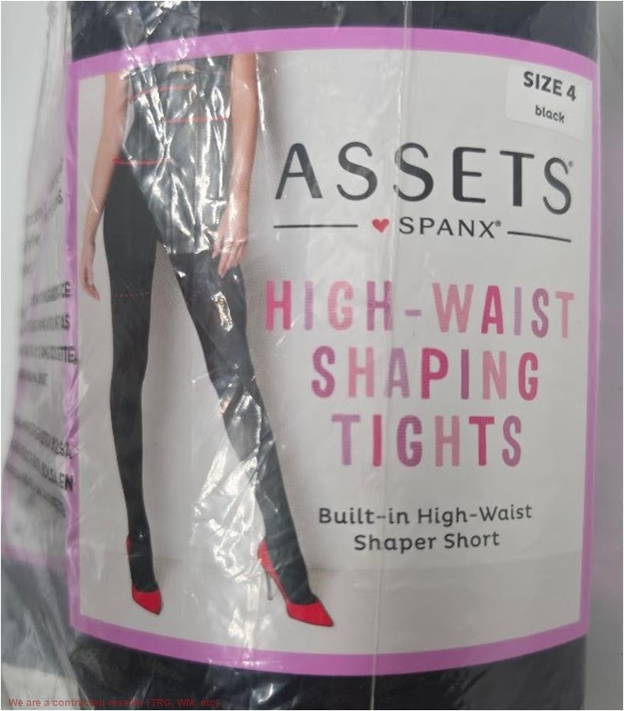 LOT OF 3!!! ASSETS by SPANX Women’s High-Waist Shaping Tights Size 4 Black -182B
