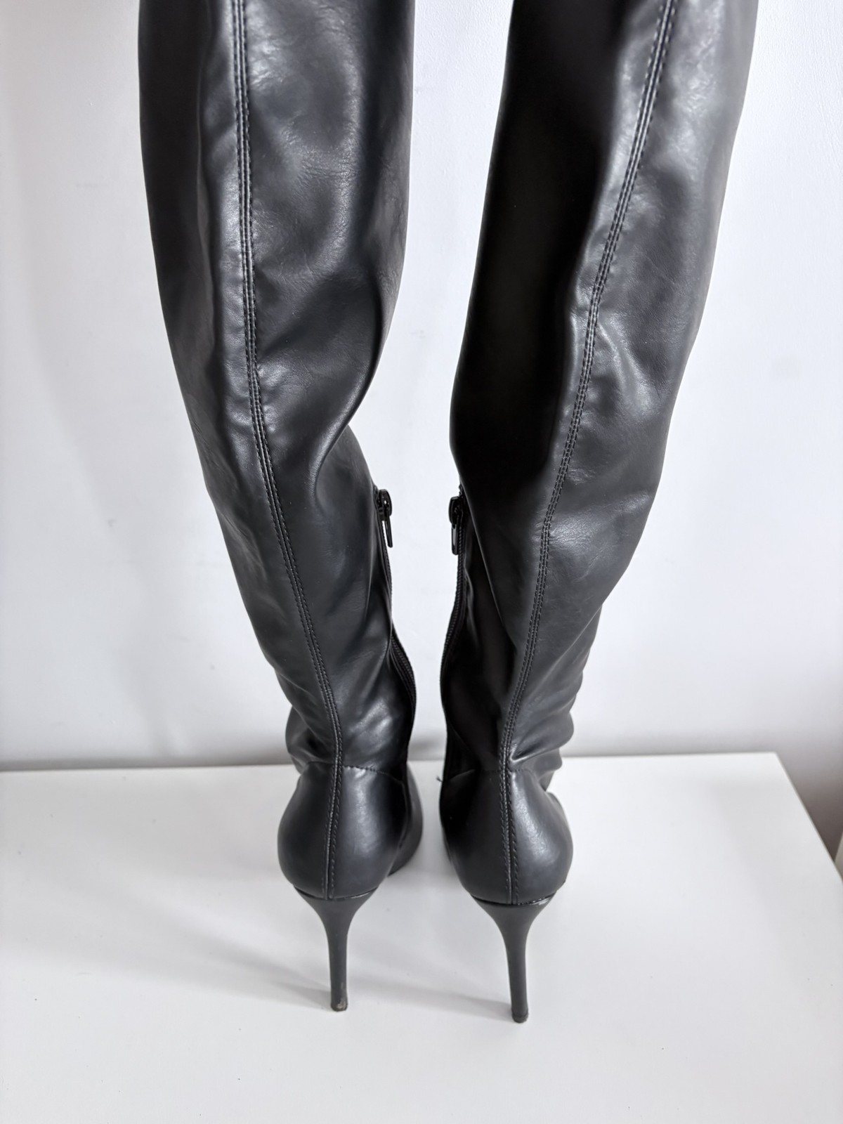 Even&Odd black women’s over-the-knee heeled boots, size 36