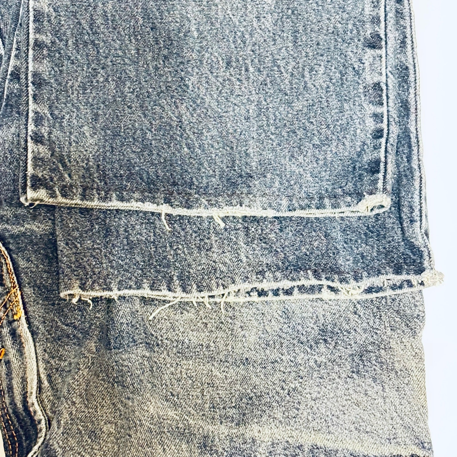 Levi’s 517 boot cut men’s blue washed wide leg jeans pants sz 40X34