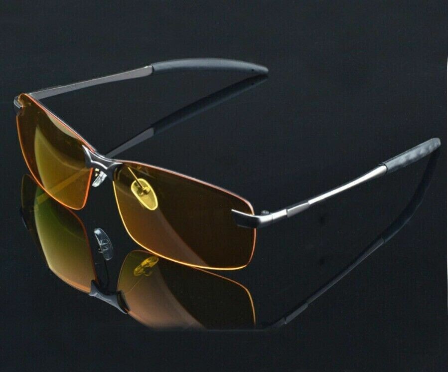 2 PAIRS Tac Night Vision Polarized HD Sunglasses Outdoor Driving Glasses 2 PACK