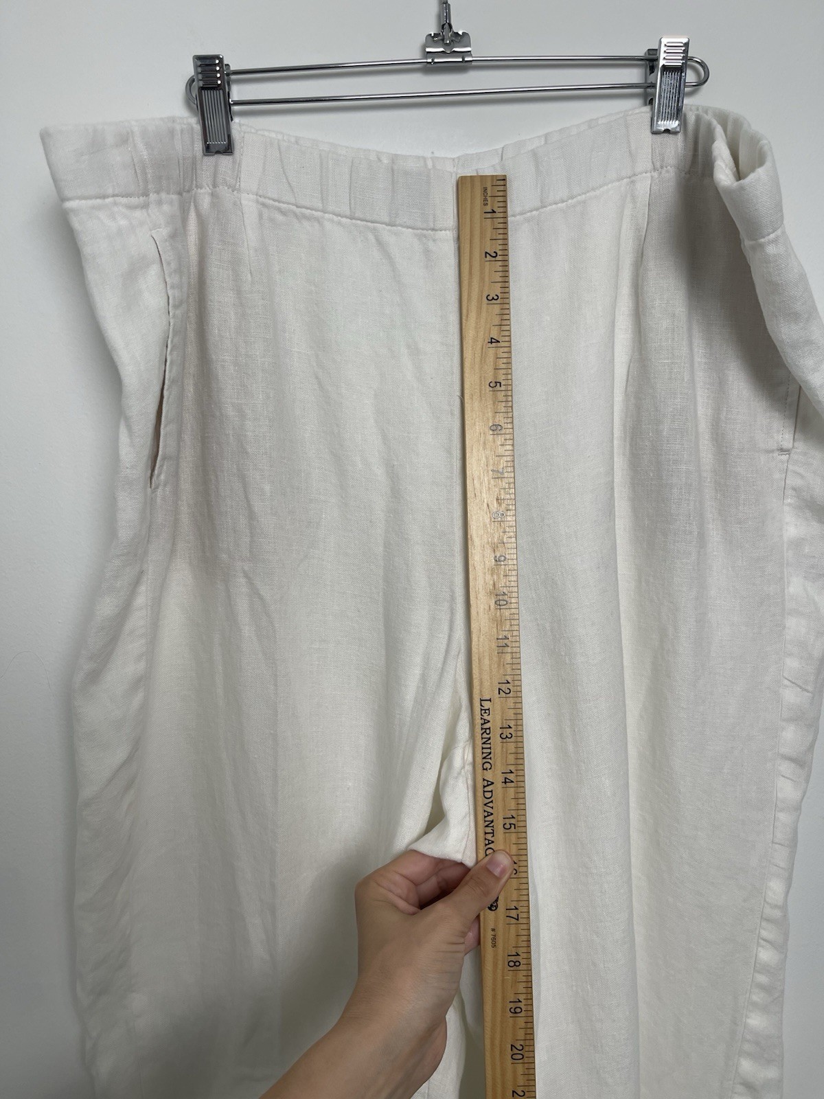SEE DESCRIPTION J.Jill Love Linen Pants Women’s XL TALL Cropped Minimal Cottage