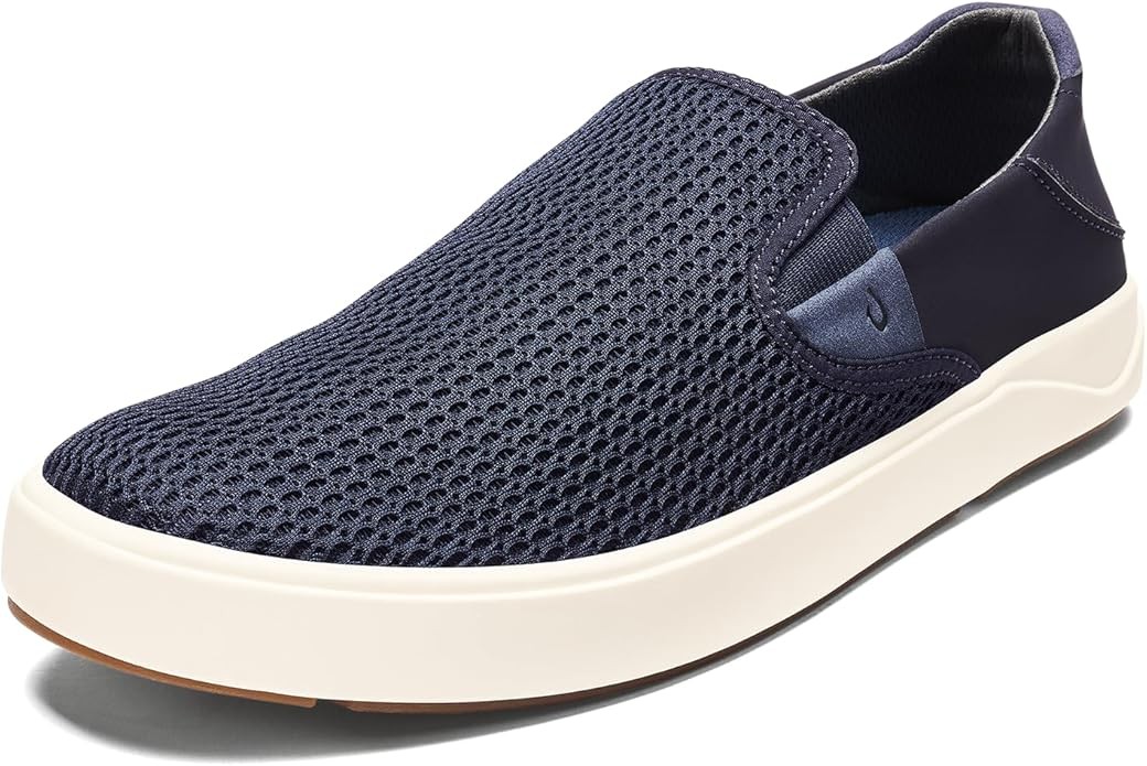 OLUKAI Lae’ahi Men’s Pavement Slip On Sneakers 10443-TFTF Depth/Blue Depth