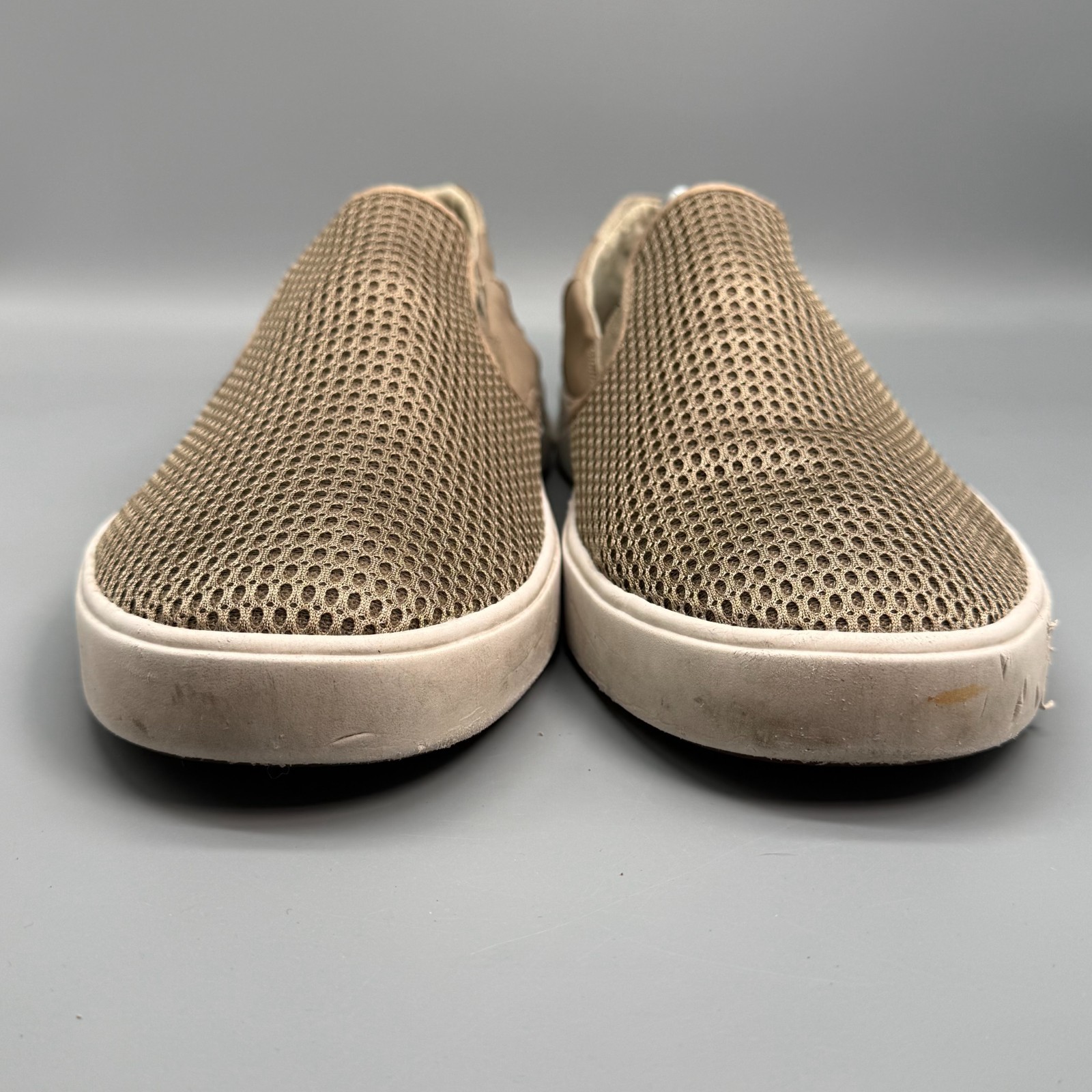 Olukai Lae‘ahi Mens 12 Clay Brown Breathable Lightweight Slip-On Casual Sneakers