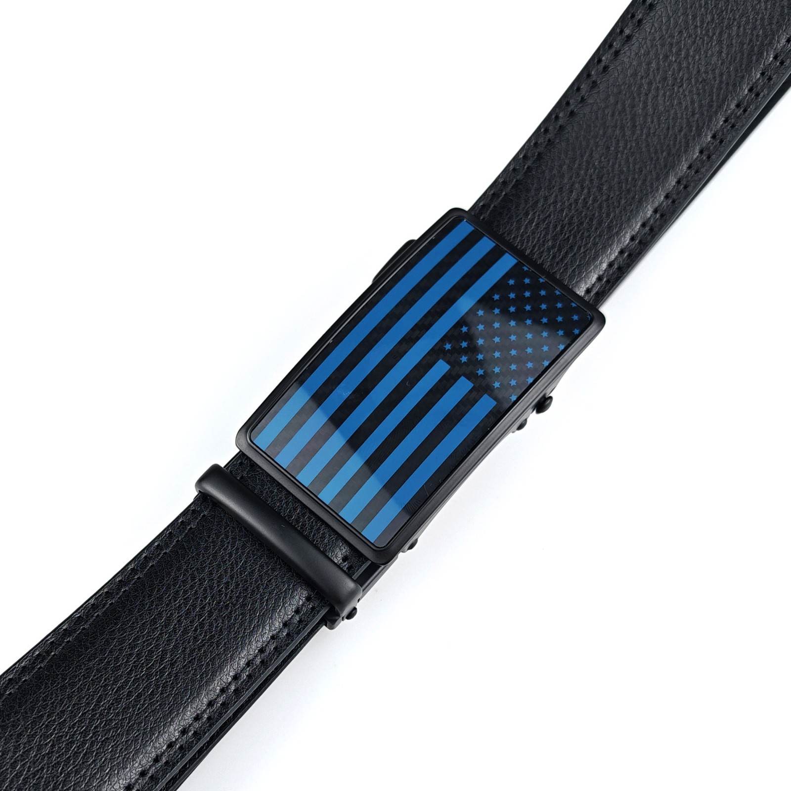 New Genuine Leather Mens Ratchet Belt Belts For Men Adjustable Automatic Buckle