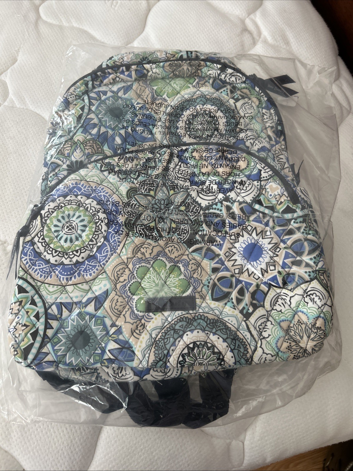 Vera Bradley ~ “Sketched Medallion” ~ Essentiat Backpack ~ NWT