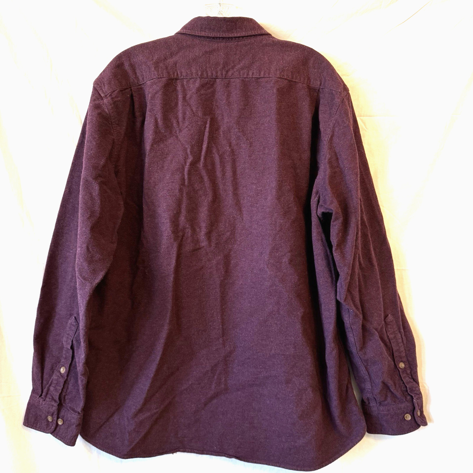 The Normal Brand Shirt Mens Size XL Plum Purple Long Sleeve Flannel