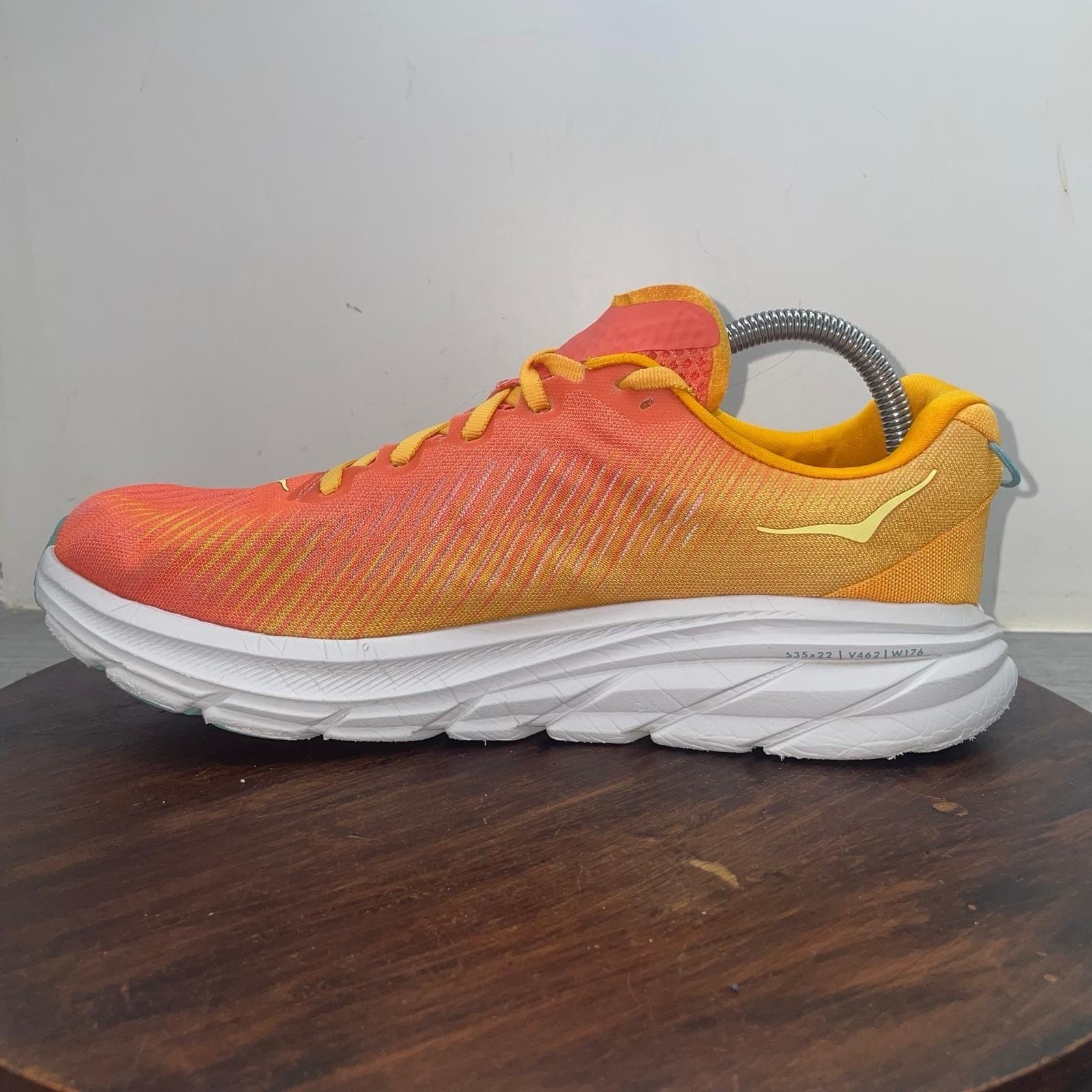 Hoka One One Rincon 3 Camellia Radiant Yellow Orange Shoes Sneakers Women’s 9.5B