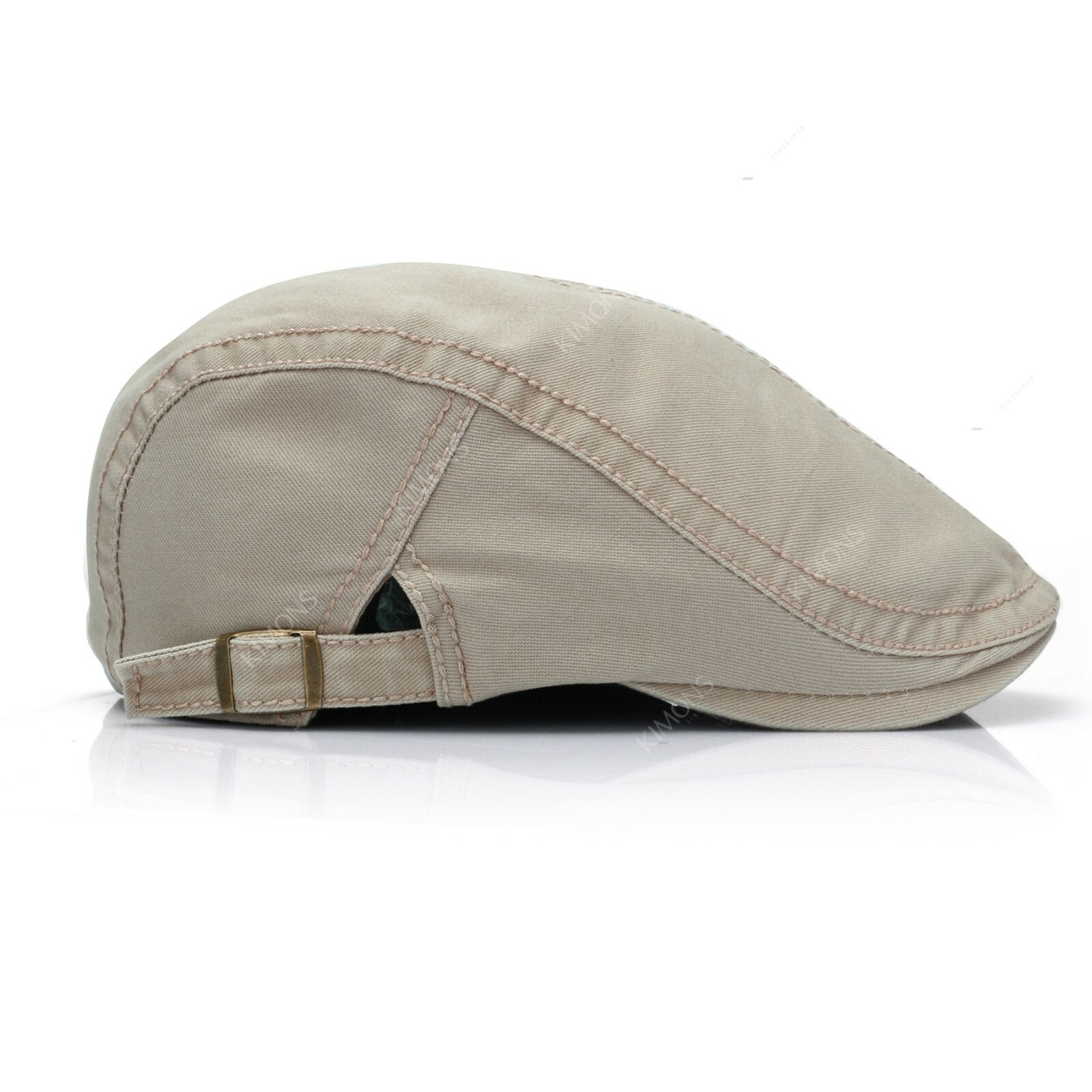 Washed Cotton Gatsby Cap Mens Ivy Hat Golf Driving Summer Flat Cabbie Newsboy